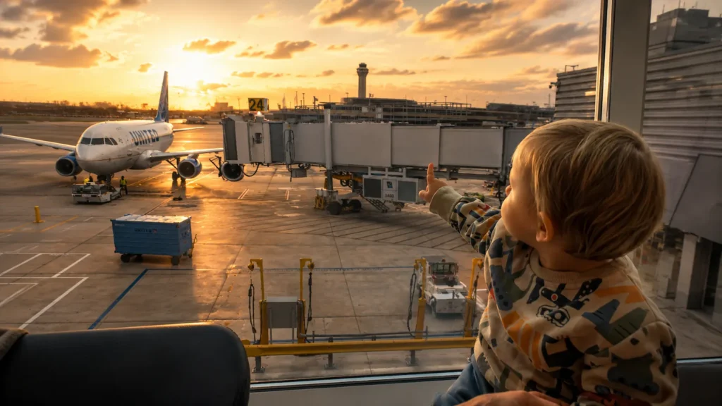 viaggio in aereo con bambini piccoli