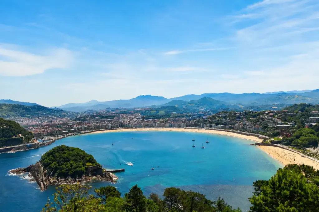Visita alla spiaggia la Concha di san sebastian